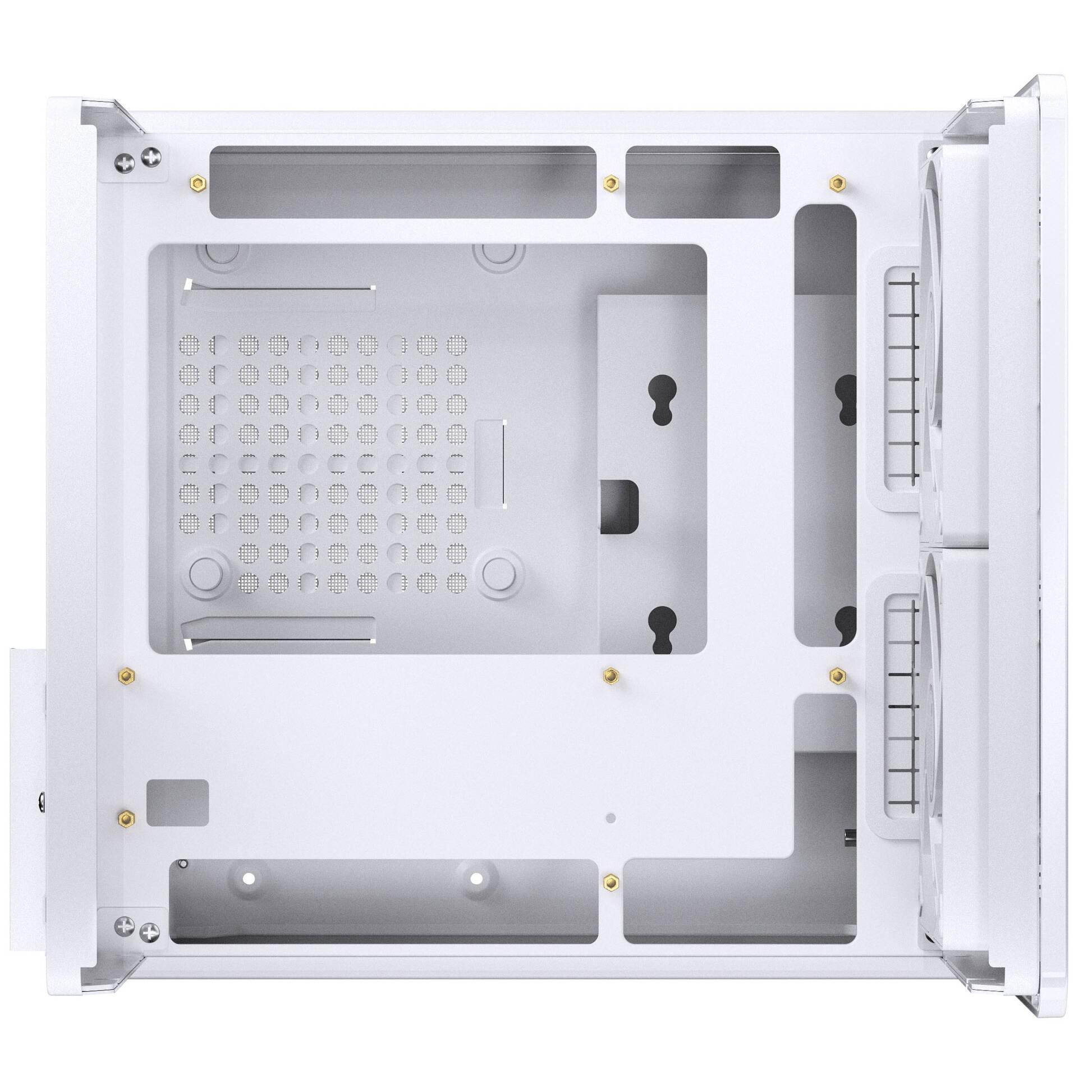 Кутия за компютър Jonsbo V12, Mini Tower, Micro ATX/Mini ITX, бял - GEJB-165 - 7