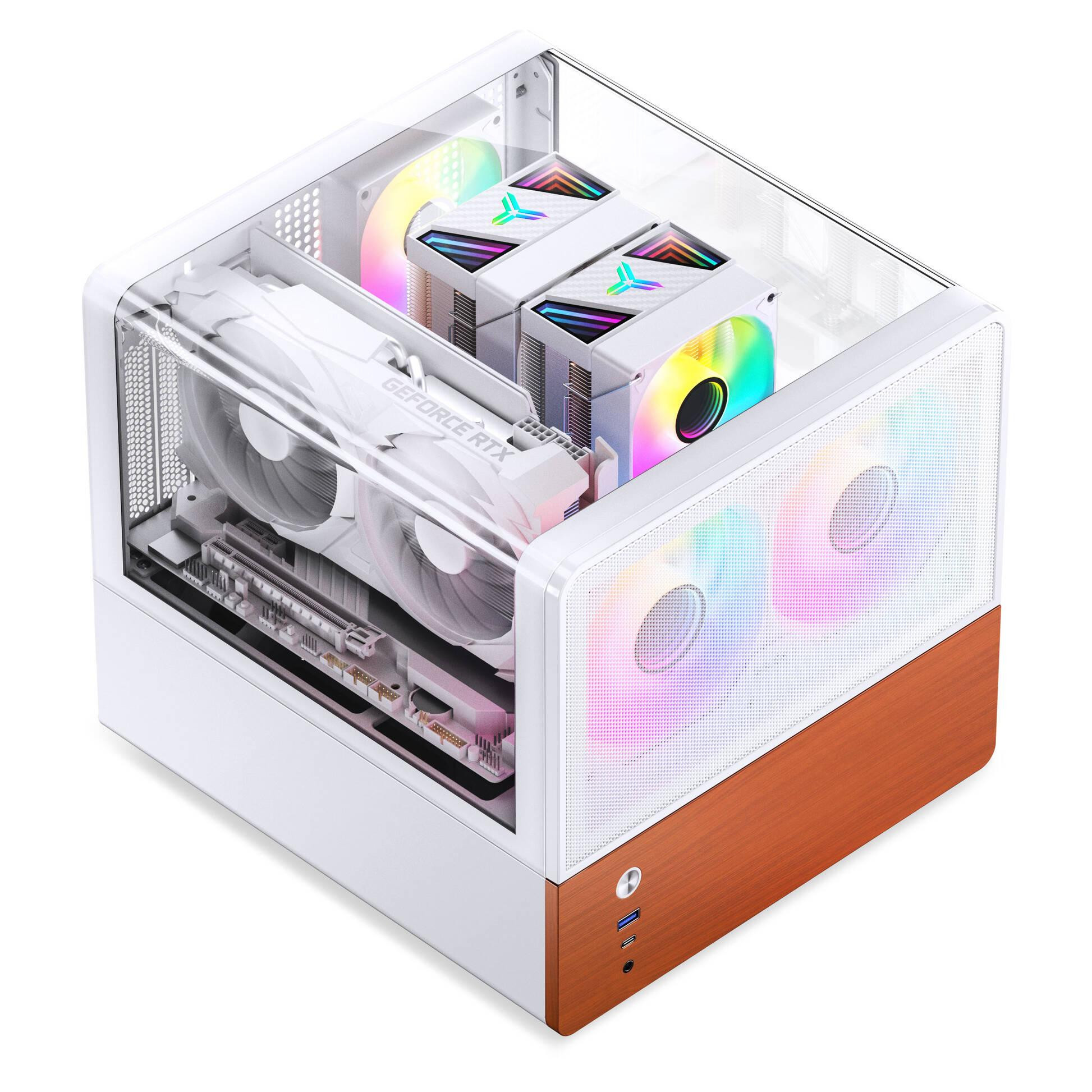 Кутия за компютър Jonsbo V12, Mini Tower, Micro ATX/Mini ITX, бял - GEJB-165 - 10