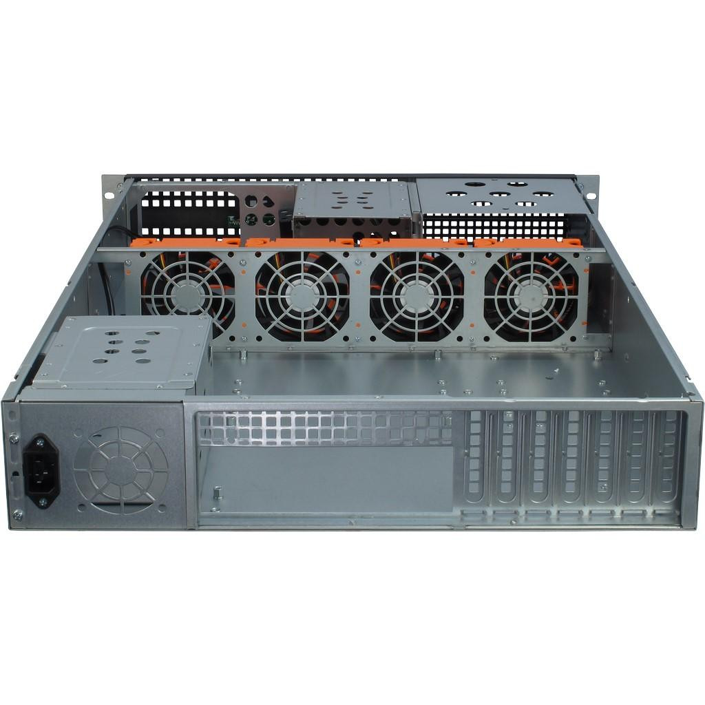 Кутия за сървър Inter-Tech 2U 2129-N, 2U Rack, E-ATX/ATX/mATX/Mini-ITX/SSI EEB, 7 слота, черна - 88887194 - 2