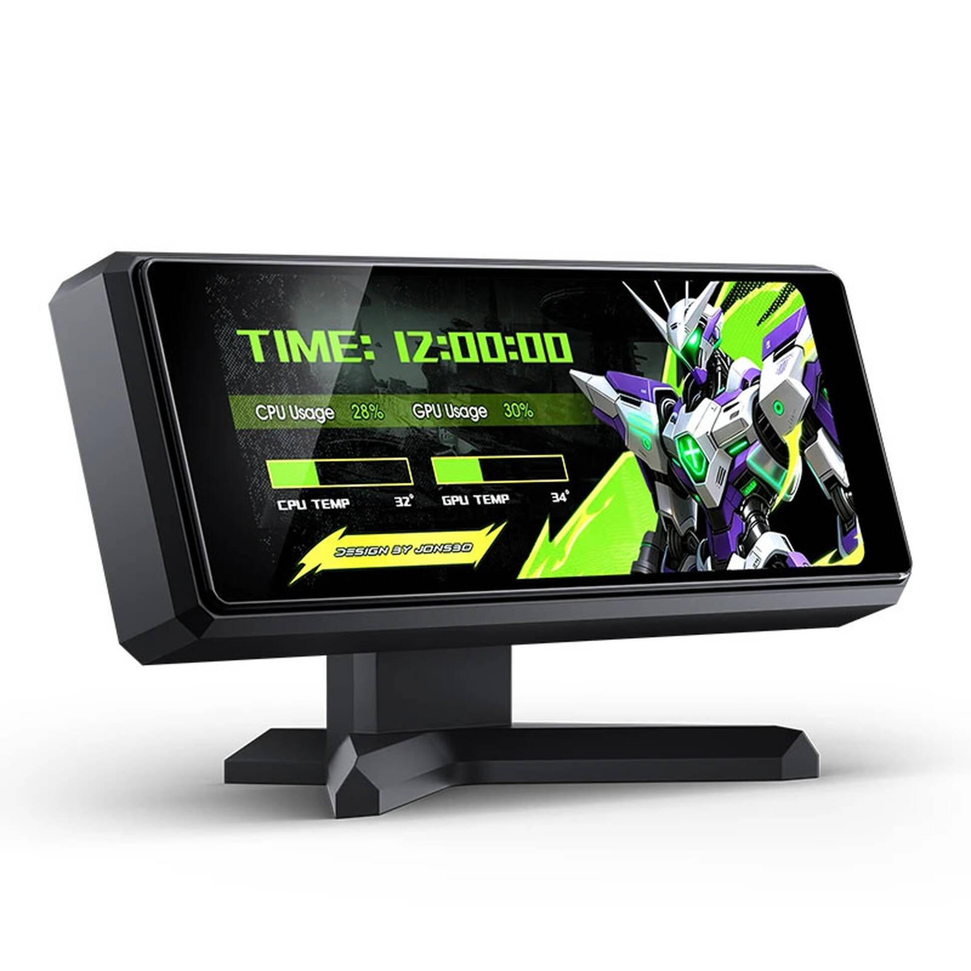 Информативен дисплей за кутия Lian-Li DS339, 3.3" IPS, черен - TFJB-001 - 1