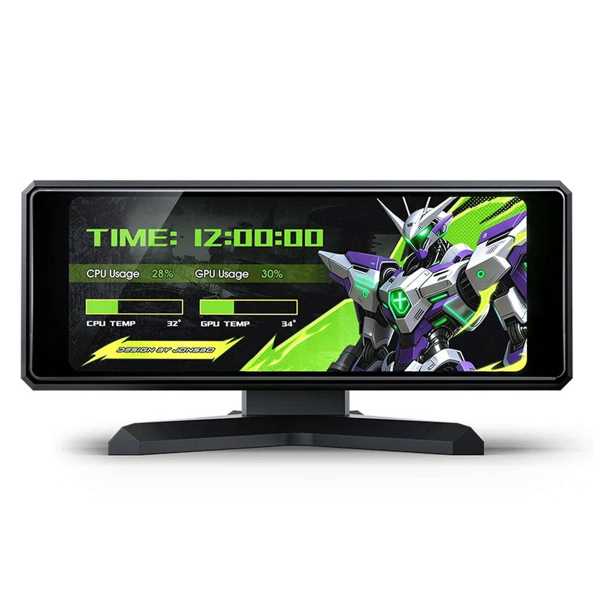Информативен дисплей за кутия Lian-Li DS339, 3.3" IPS, черен - TFJB-001 - 2