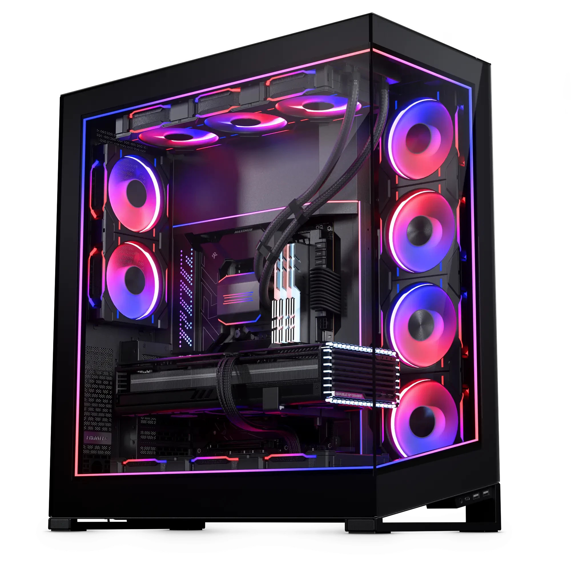 Кутия за компютър Phanteks NV7, Middle Tower, E-ATX, Tempered Glass, Черна - PH-NV723TG_DBK01 - 9