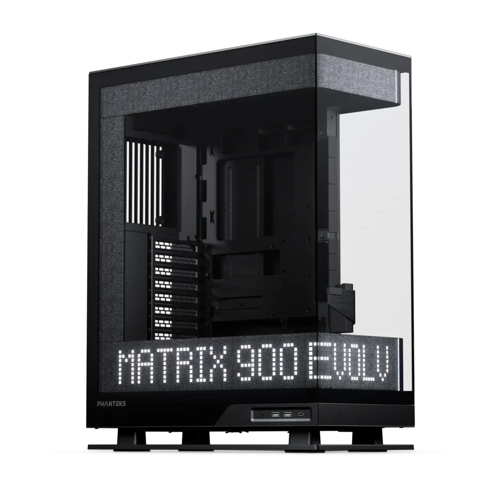 Кутия за компютър Phanteks Evolv X2, E-ATX, Tempered Glass, RGB Matrix Display - PH-ES524XM_DBK01 - 1