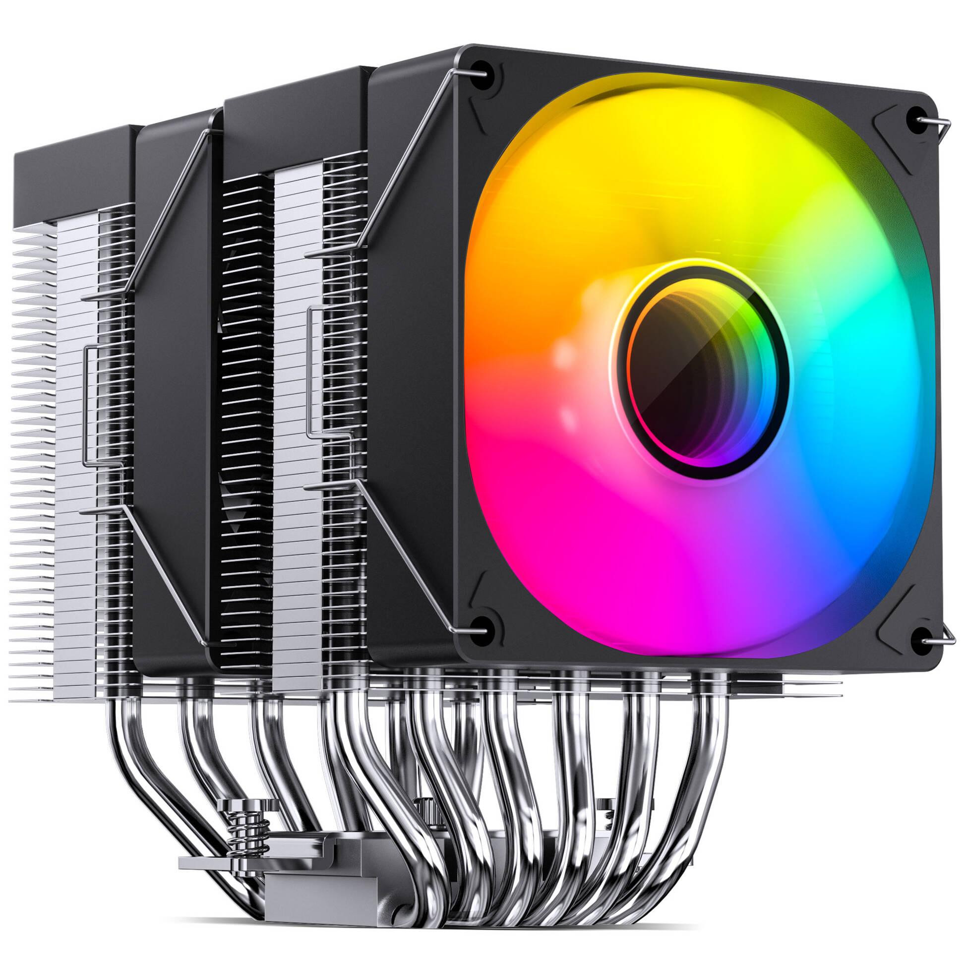 Охладител за процесор Jonsbo CR-1400 DV2 ARGB, 92mm вентилатор, 800-2300 RPM, Black - CPJB-053 - 2