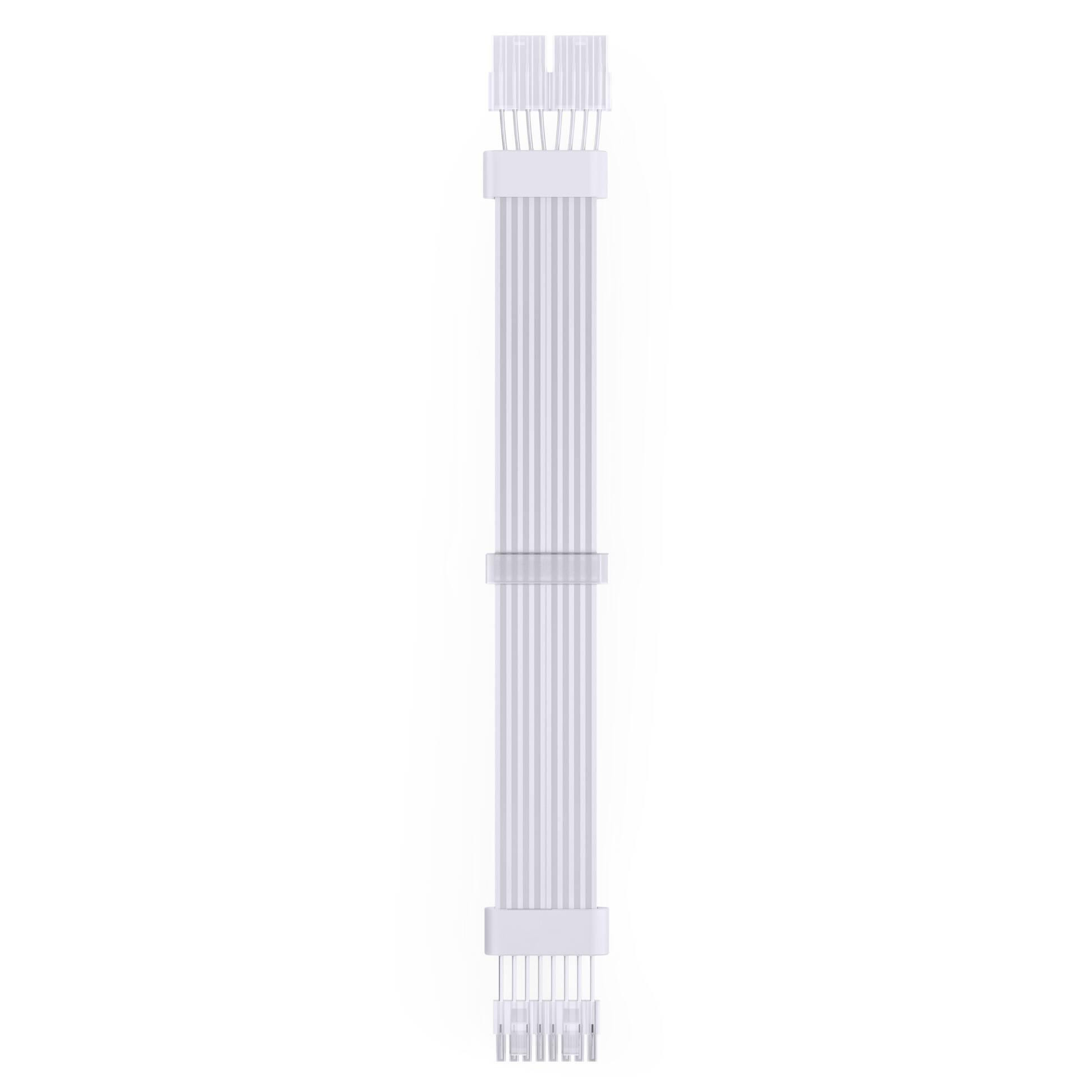 Удължителен кабел за видео карта JONSBO PC Light Cable, 2x 8-Pin, 300mm, бял - ZUAD-1562 - 4