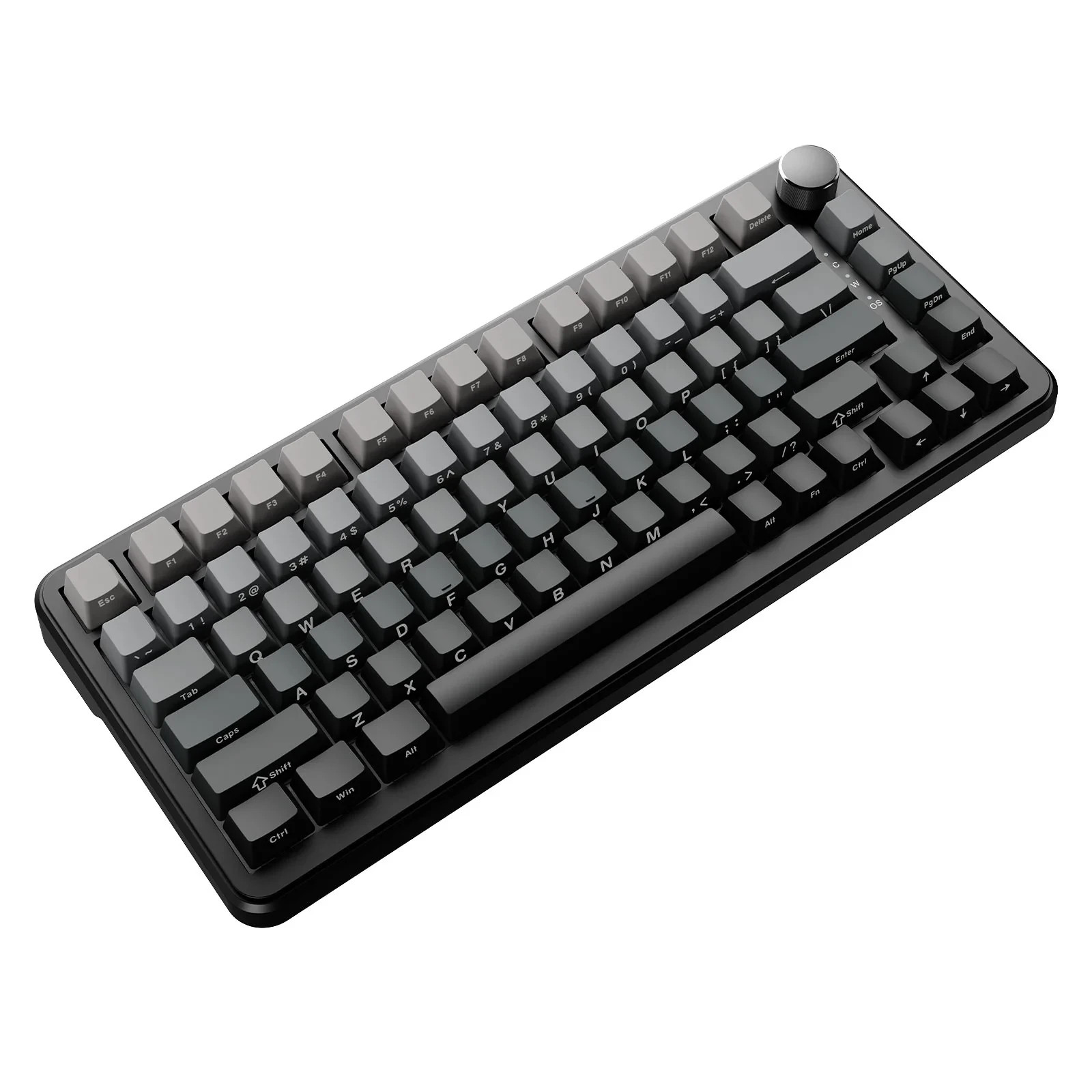 Безжична геймърска механична клавиатура Ajazz AK820 MAX, 75%, White Birch Linear суичове, PBT капачки, RGB подсветка, Triple Mode - AK820-MAX-WBS-SP - 3