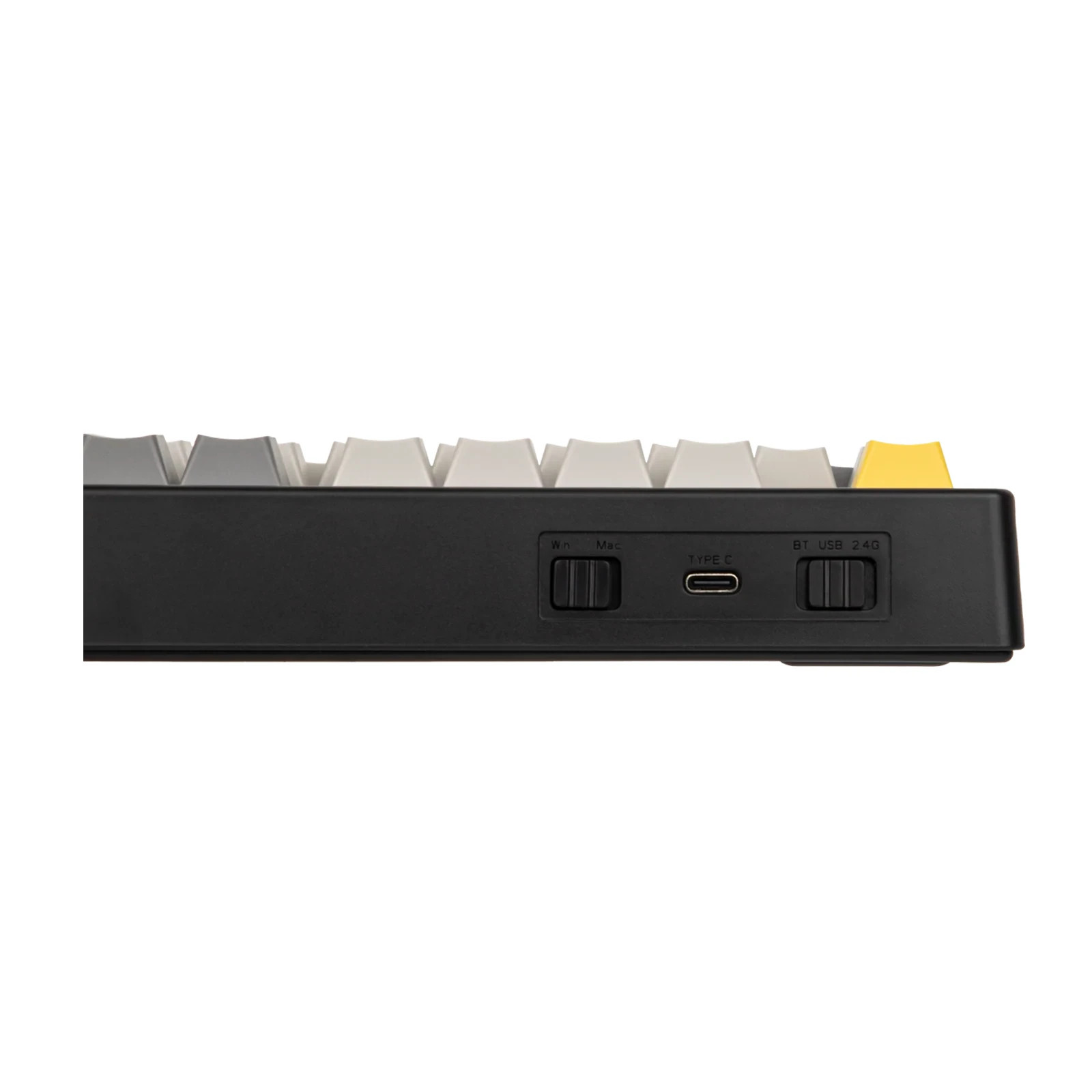 Механична геймърска клавиатура Ajazz AK820 V2, 75%, Arctic Isle Magnetic Switch (Linear), RGB подсветка, 82 клавиша - AK820-V2-AIS-BGY - 12