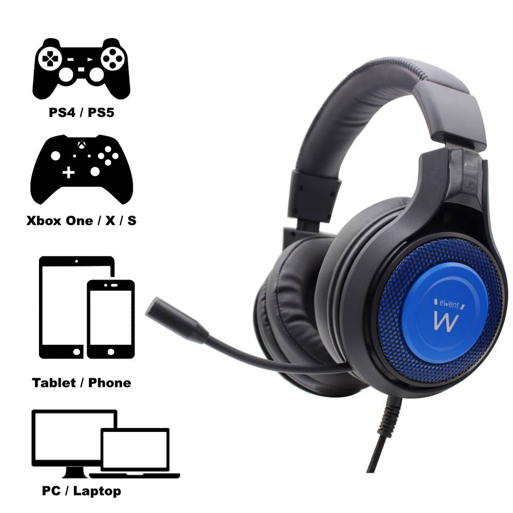 Геймърски слушалки Ewent PL3322 за PC и конзоли - 2
