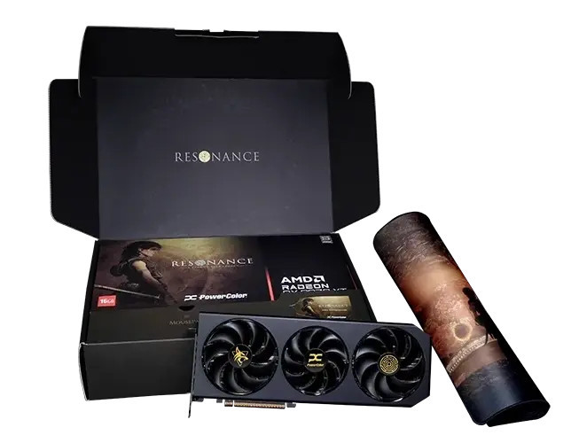 Видео карта PowerColor Radeon RX 9070 XT Hellhound Resonance Edition, 16GB GDDR6 - 1A1-G004521UTG - 5