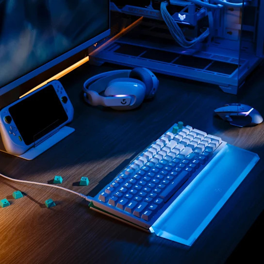 Геймърска механична клавиатура Logitech G512 X, 98%, Dual Swap Analog/Mechanical, RGB подсветка, USB, бяла - 920-014003 - 6