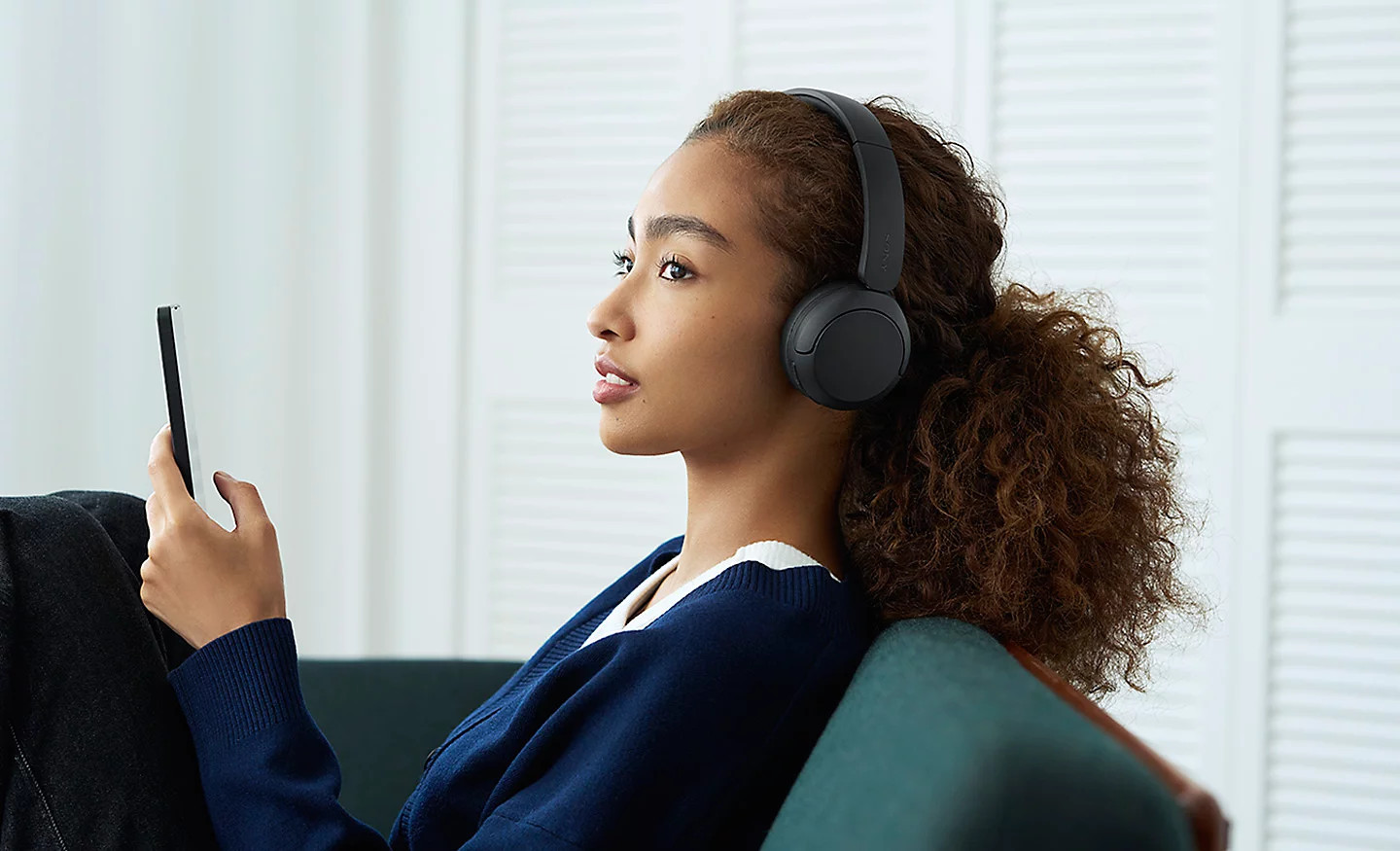 Слушалки Sony WH-CH530, безжични, 55 часа работа, черни - WHCH530B.CE7 - 2