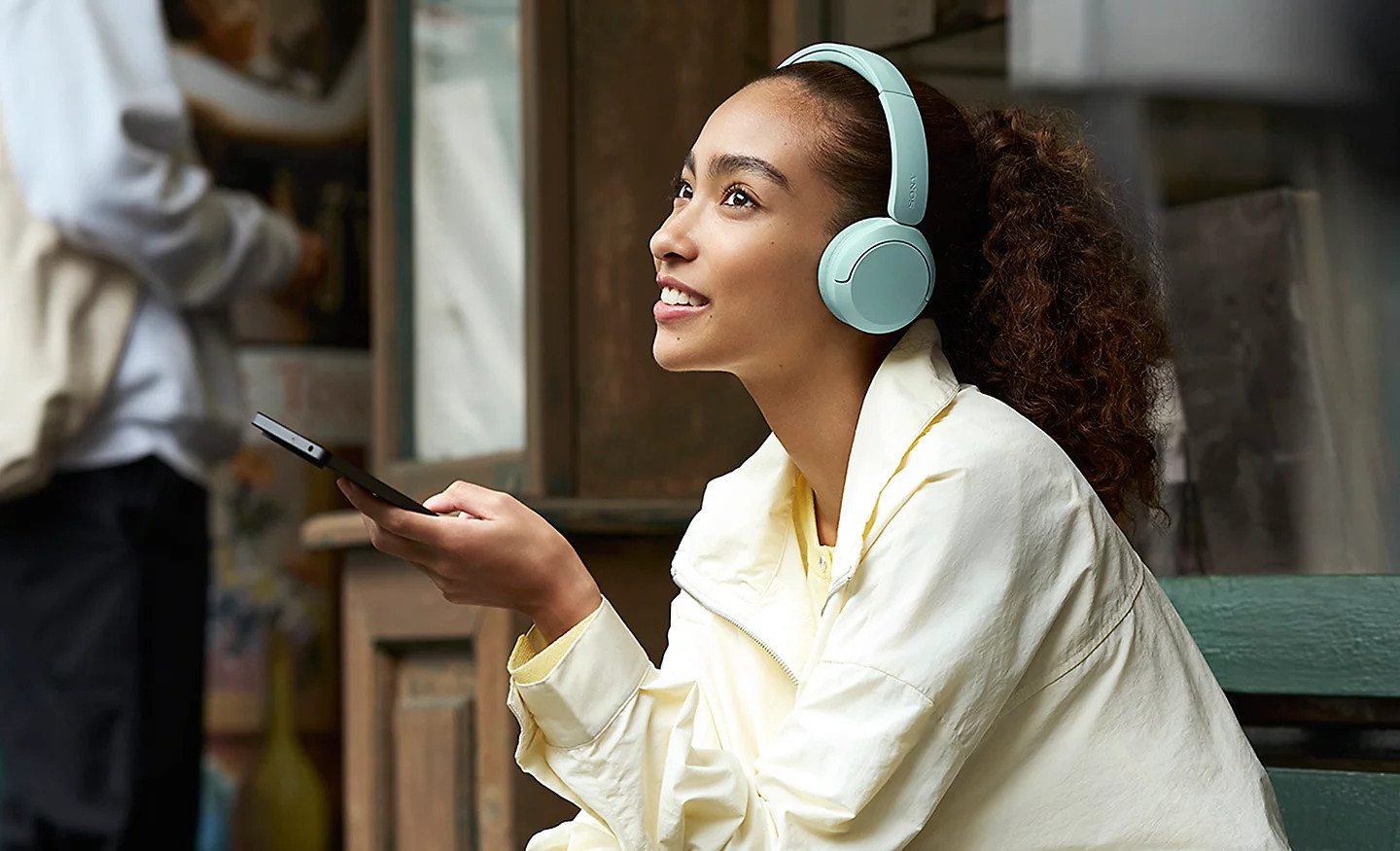 Слушалки Sony WH-CH530, безжични, микрофон, зелени - WHCH530G.CE7 - 2