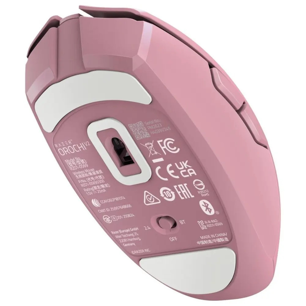Безжична геймърска мишка Razer Orochi V2 (2026), Pink - RZ01-05690300-R3M1 - 5
