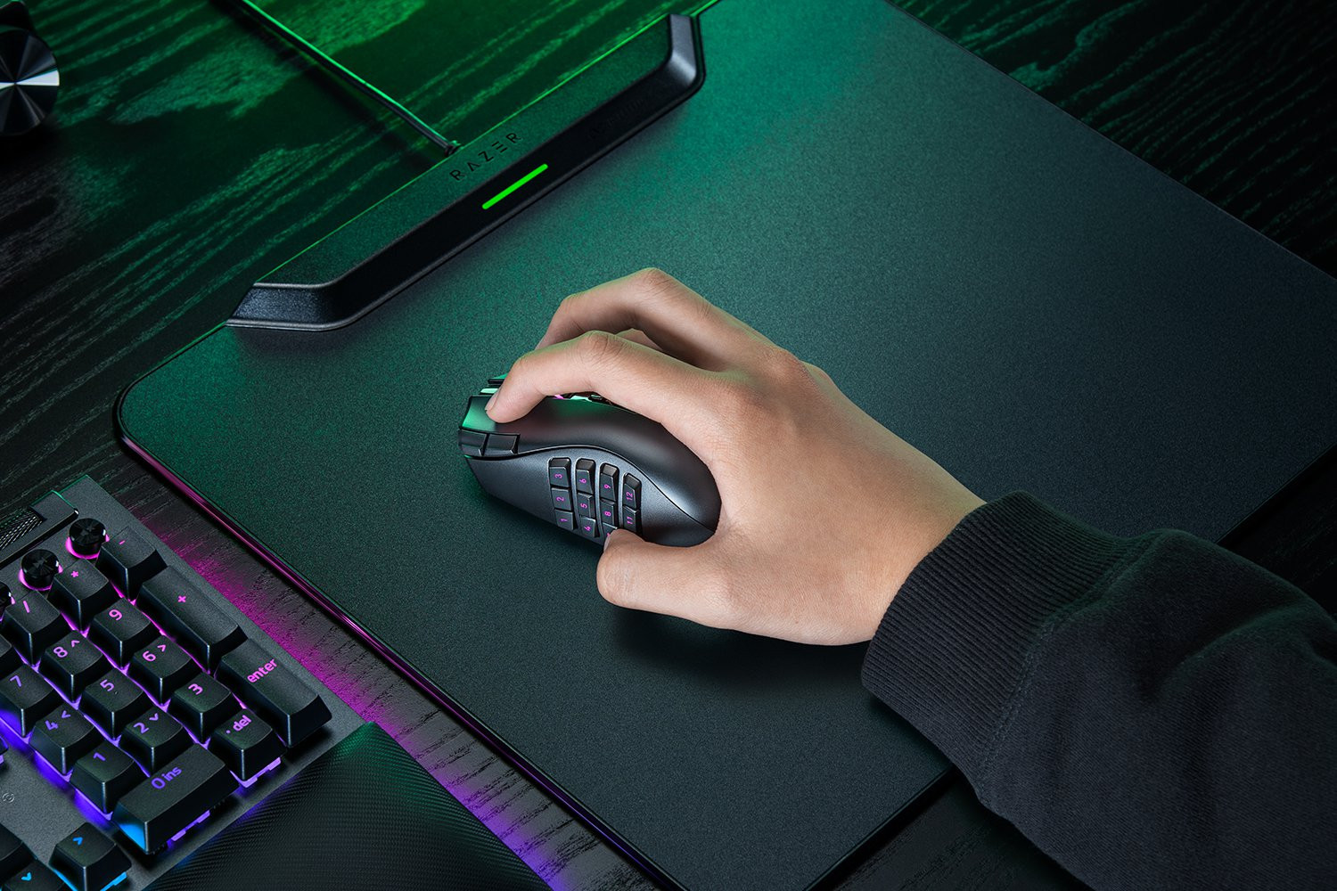 Безжична геймърска мишка Razer Naga V2 Pro - RZ01-05660100-R3G1 - 6