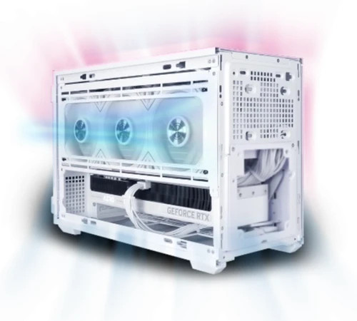 Кутия за компютър Lian Li DAN Cases B4, Mini Tower mATX, бял - G99.B4W.00 - 5