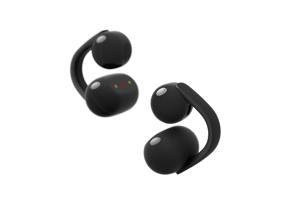 Слушалки Sony LinkBuds Clip WF-LC900, TWS Open-ear, безжични, микрофон, до 15ч батерия, черни - WFLC900B.CE7 - 1
