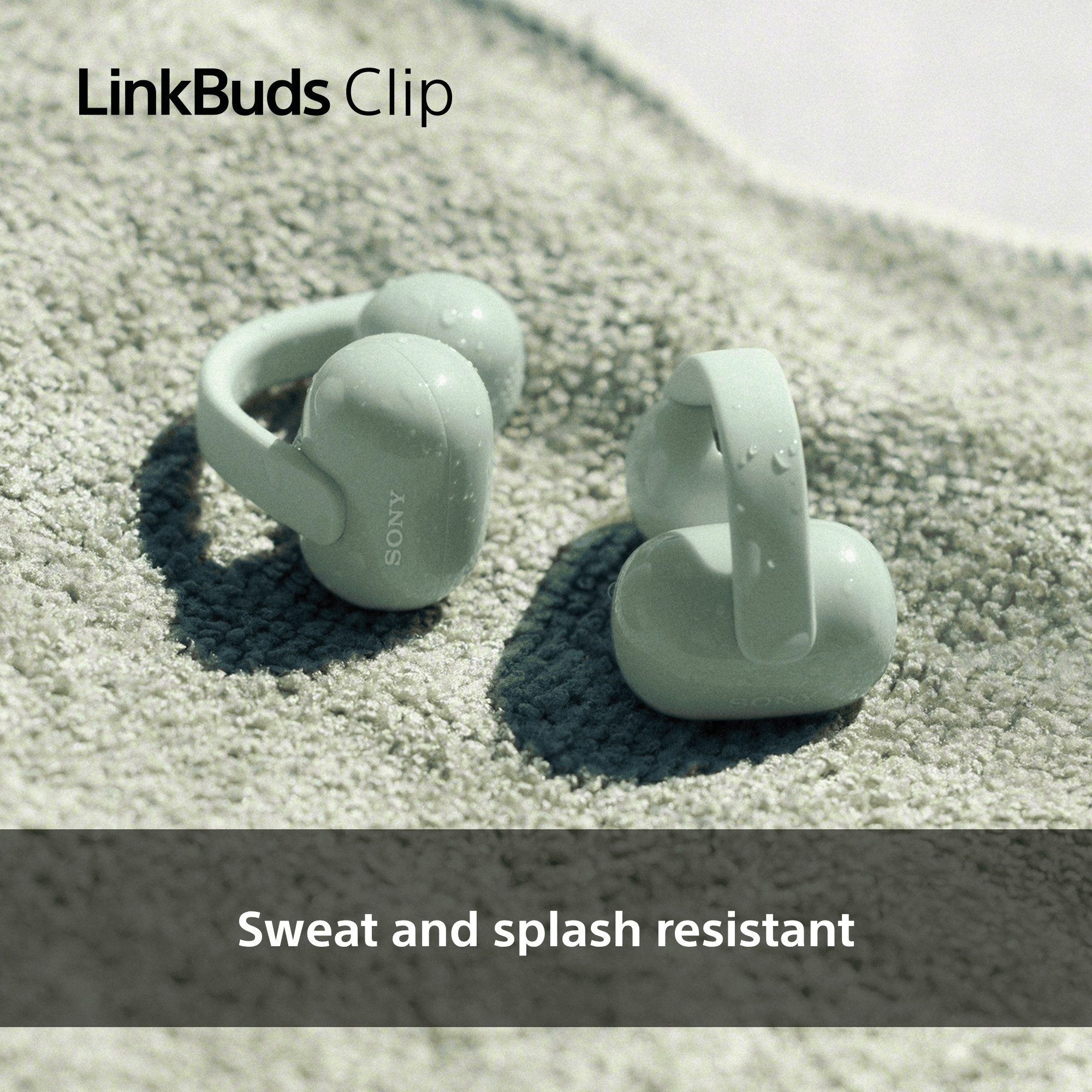 Слушалки Sony LinkBuds Clip WF-LC900, TWS Open-ear, безжични, микрофон, до 15ч батерия, зелени - WFLC900G.CE7 - 5