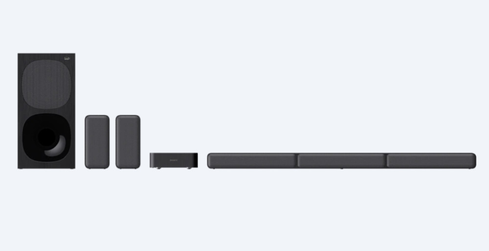 Аудио система Sony HT-S40R, 5.1ch, 600W, Bluetooth 5.0, HDMI ARC - HTS40R.CEL - 1