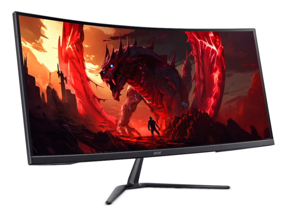 Монитор Acer Nitro ED340CURW0bmiipx, 34" WQHD (3440x1440) VA Curved 1500R, 240Hz, 1ms, FreeSync Premium, HDR10, 99% sRGB - UM.CE0EE.015 - 2