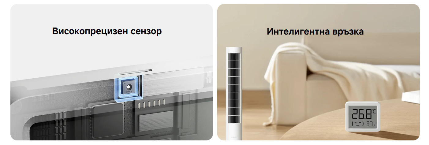 Термометър/Хидрометър Xiaomi Smart Temperature and Humidity Monitor 3 Mini - QBH4312GL - 4
