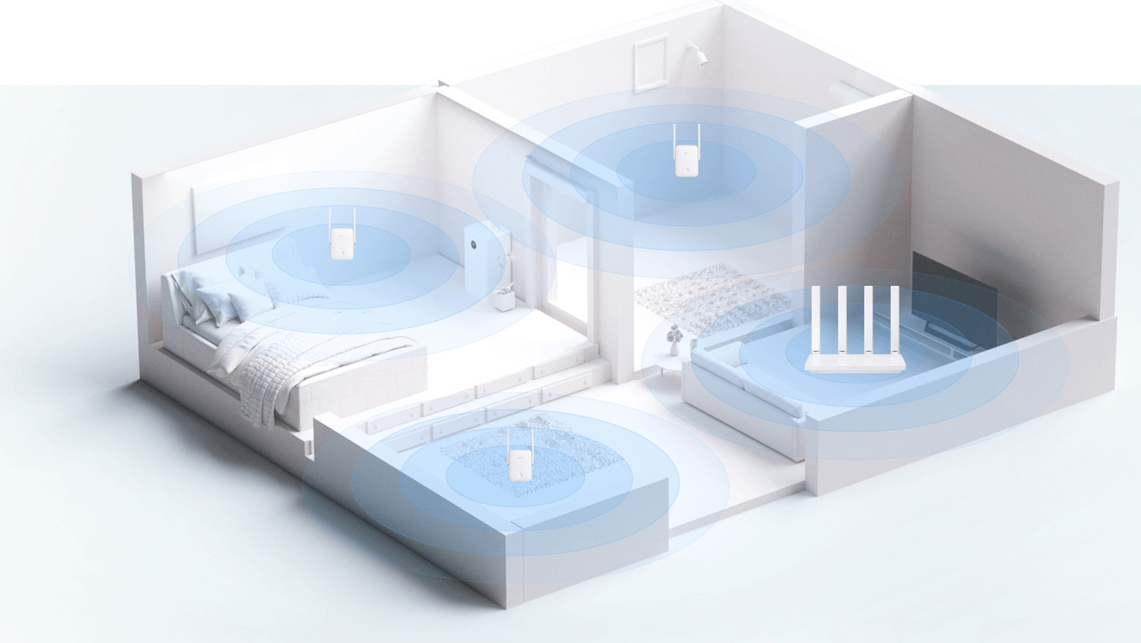 Wi-Fi Range Extender Xiaomi AX1500, 1201 Mbps, 2.4GHz/5GHz, 1x LAN - DVB4514GL - 4