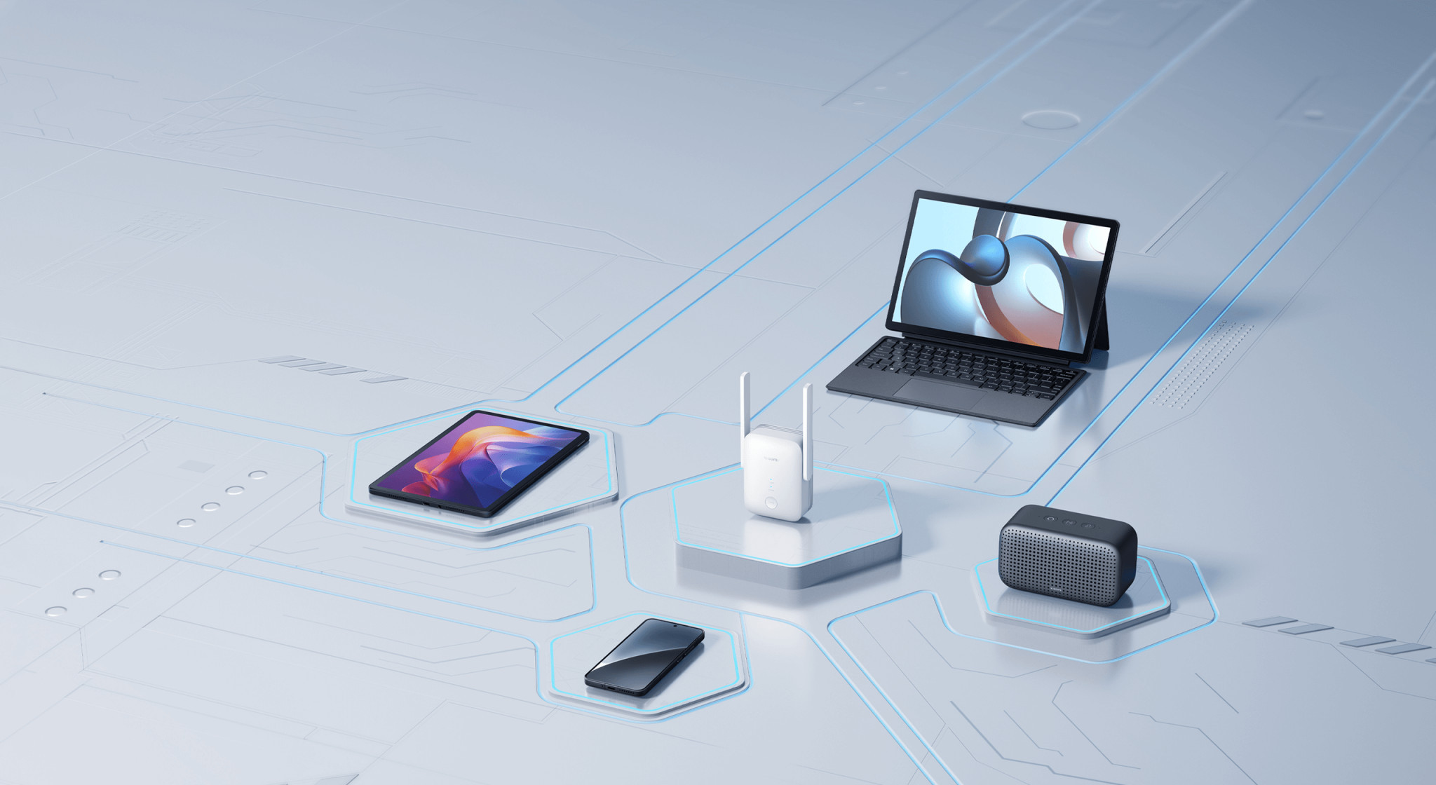 Wi-Fi Range Extender Xiaomi AX1500, 1201 Mbps, 2.4GHz/5GHz, 1x LAN - DVB4514GL - 5