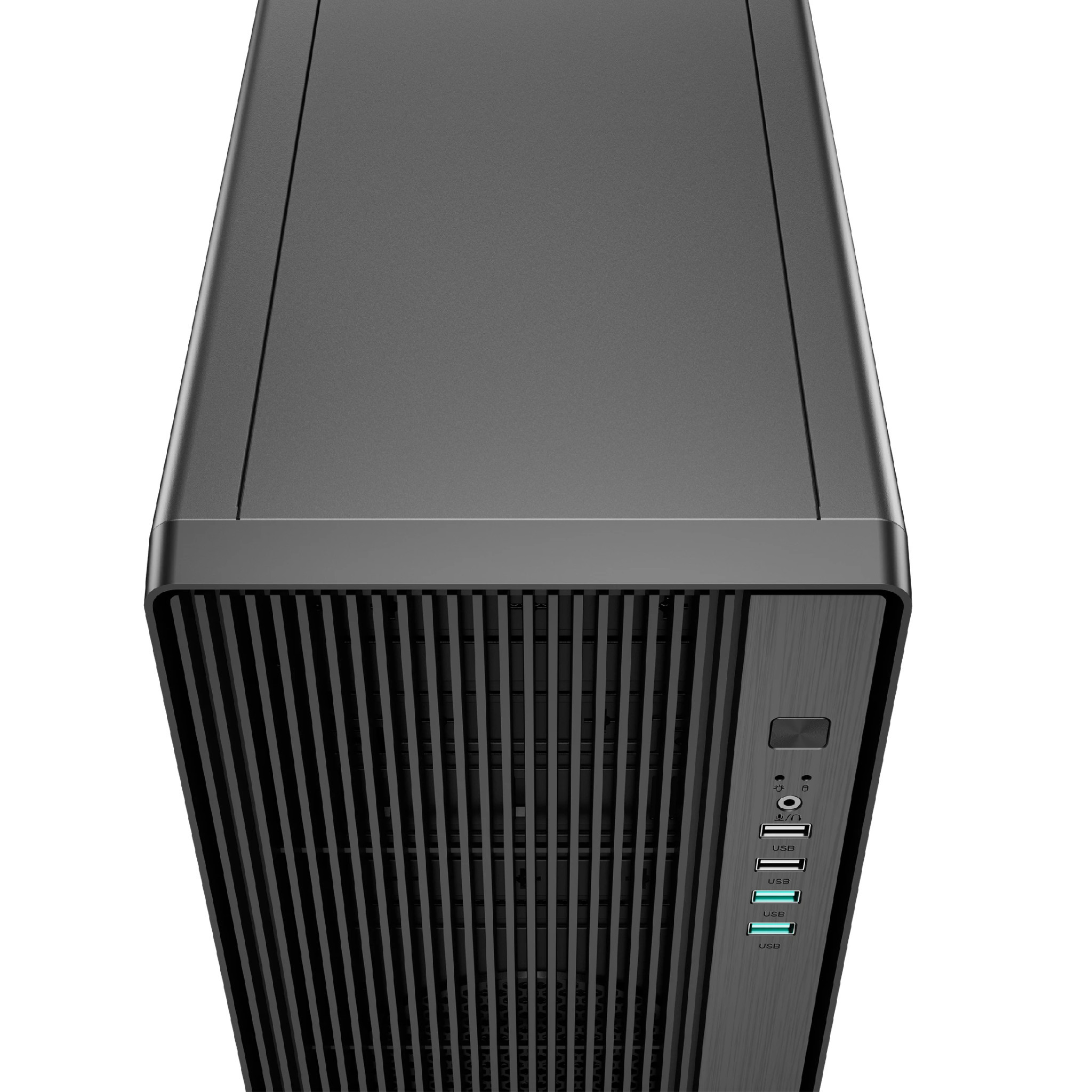 Кутия за компютър DeepCool CC310, Mini Tower, mATX/Mini-ITX, USB 3.0, Черна - R-CC310-BKNNM0-G - 7