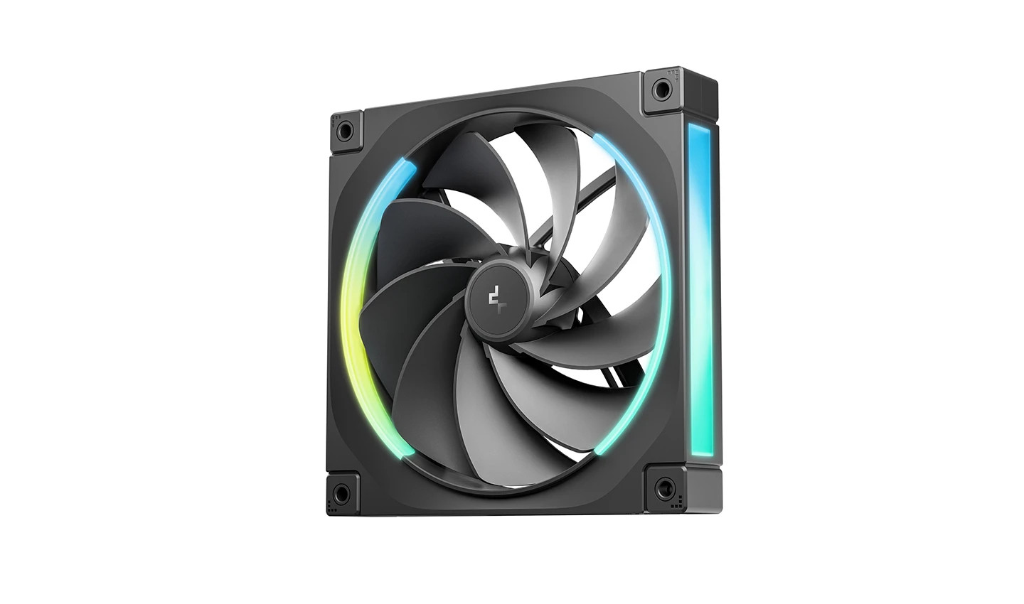 Кутия за компютър DeepCool CH690 LCD, Middle Tower, ATX/mATX/Mini-ITX, Tempered Glass, 4x140mm ARGB вентилатора, 7" LCD дисплей - R-CH690LCD-BKNNA0D-G - 11