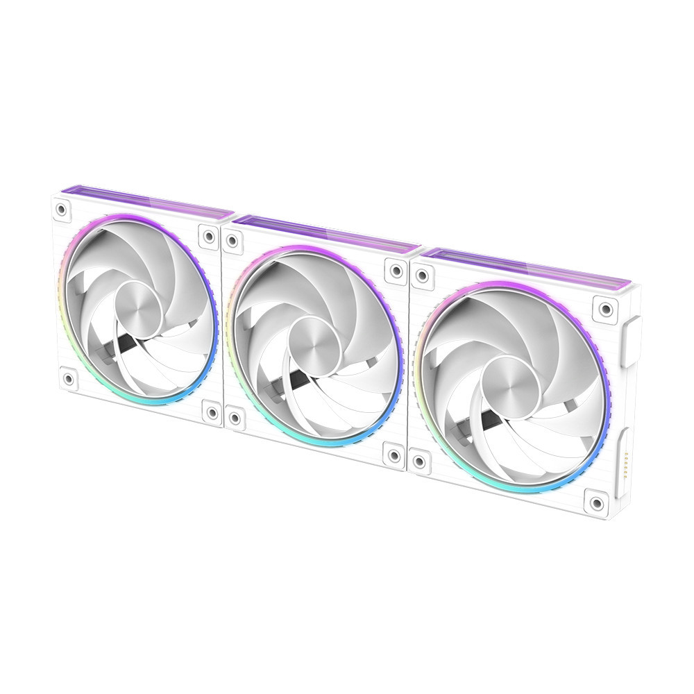Комплект вентилатори Zalman ZM-DF 120 A3, 120mm PWM 2300RPM бял - ZM-DF120 A3 WHITE - 5