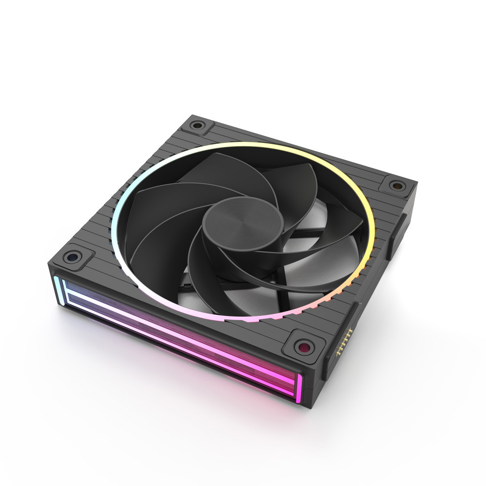 Комплект вентилатори Zalman ZM-DF 120R A3, 120mm PWM RGB - ZM-DF120R A3 BLACK - 6