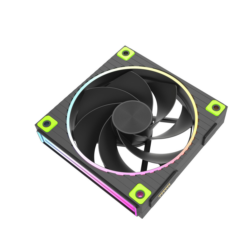 Комплект вентилатори Zalman ZM-DF 120R A3, 120mm PWM RGB - ZM-DF120R A3 BLACK - 9