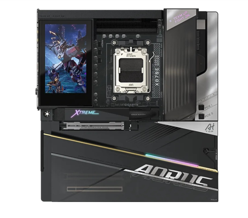 Дънна платка Gigabyte X870E Aorus Xtreme X3D AI Top, AMD AM5, DDR5, Wi-Fi 7 - X870E A XTR X AI TOP - 10