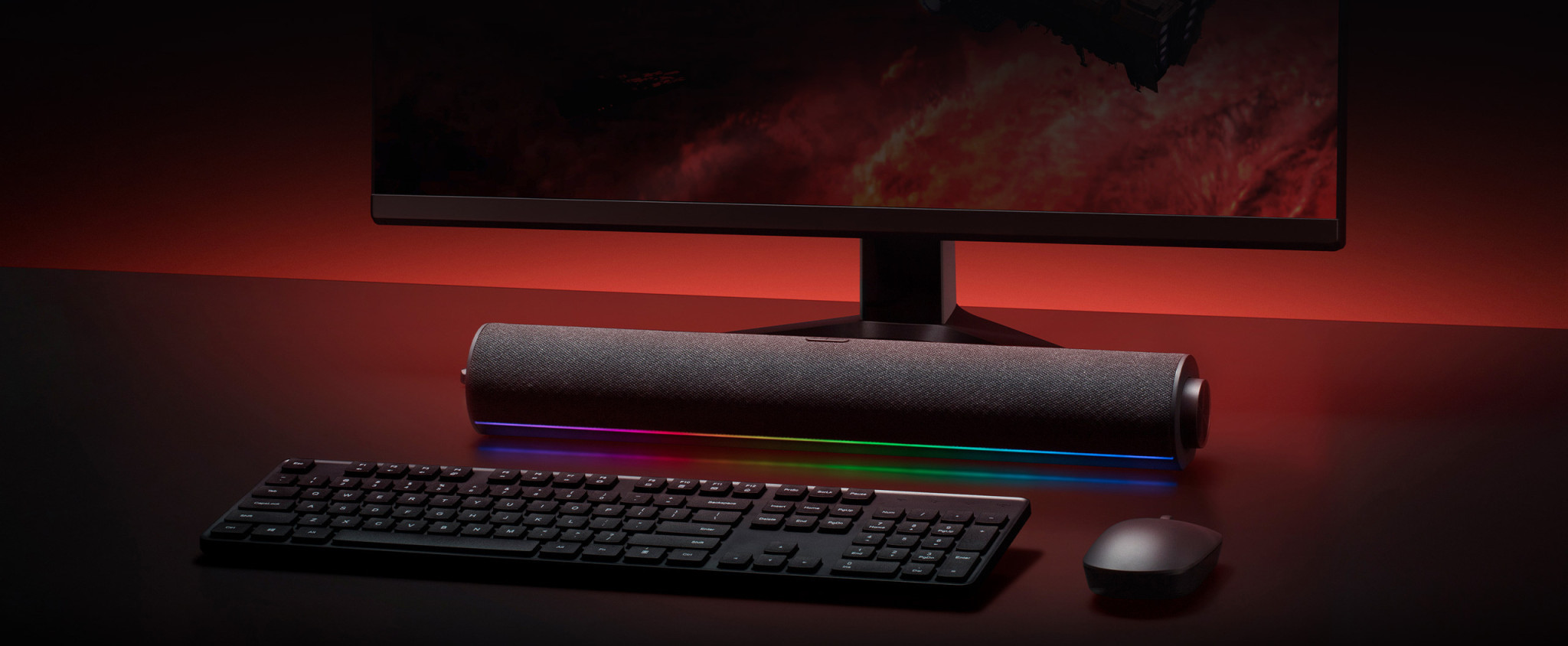 Преносим високоговорител Xiaomi Desktop Speaker, 2.0, Bluetooth 5.3, RGB, USB-C, черен - QBH4276GL - 8