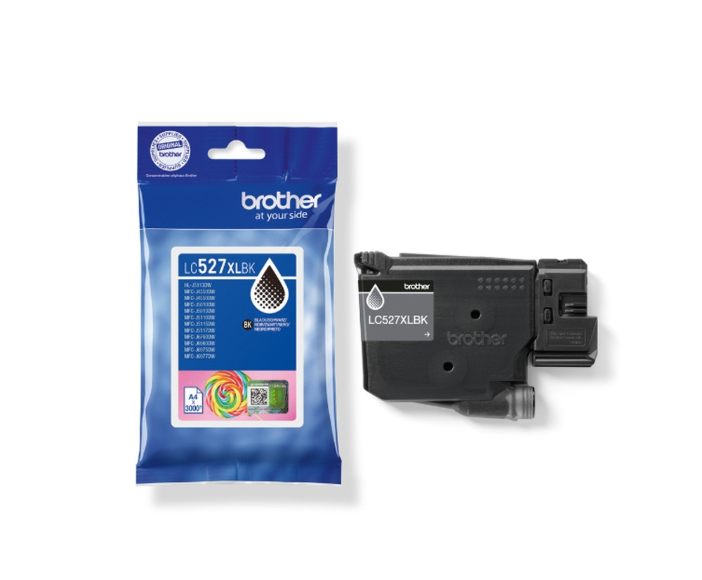 Консуматив Brother LC527XLBK, Black, 3000 стр., за MFCJ5010DW/MFCJ5110DW - 1