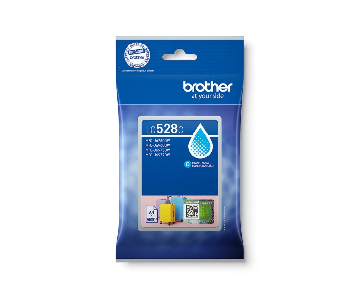 Консуматив Brother LC528C, Cyan мастилена касета за MFCJ5010DW/MFCJ5110DW, 5000 страници - 3