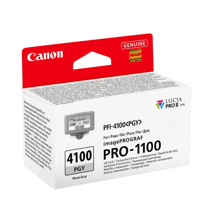 Консуматив Canon PFI-4100, Photo Grey, 80ml - 6784C001AA - 1