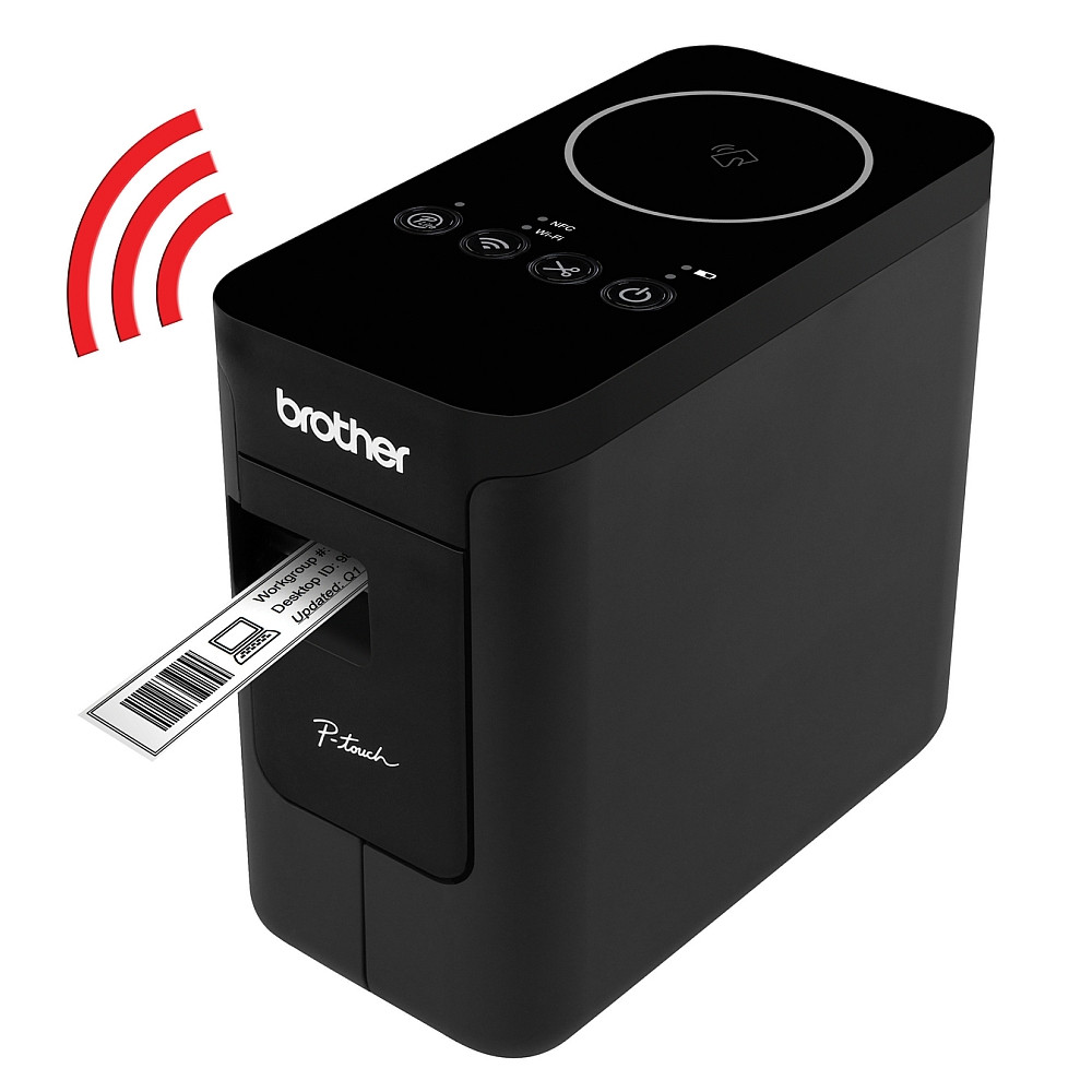 Етикираща система Brother PT-P750W, безжична, 24mm макс. ширина лента, USB/Wi-Fi/NFC - PTP750WYJ1 - 1