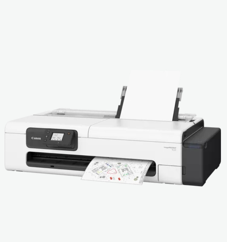 Мастилоструен плотер Canon imagePROGRAF TC-21, 24" (610mm), 2400x1200 dpi, USB, Ethernet, Wi-Fi - 7055C003AA - 2