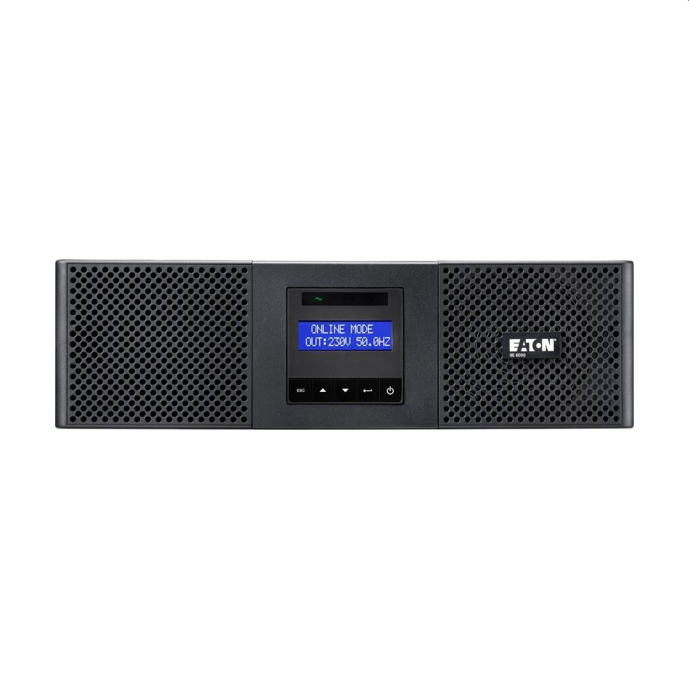 Непрекъсваем ТЗИ Eaton 9E 6000i Rack3U, 6000VA/5400W, Online Double-Conversion, Hot-Swappable Batteries - 9E6KIR - 1