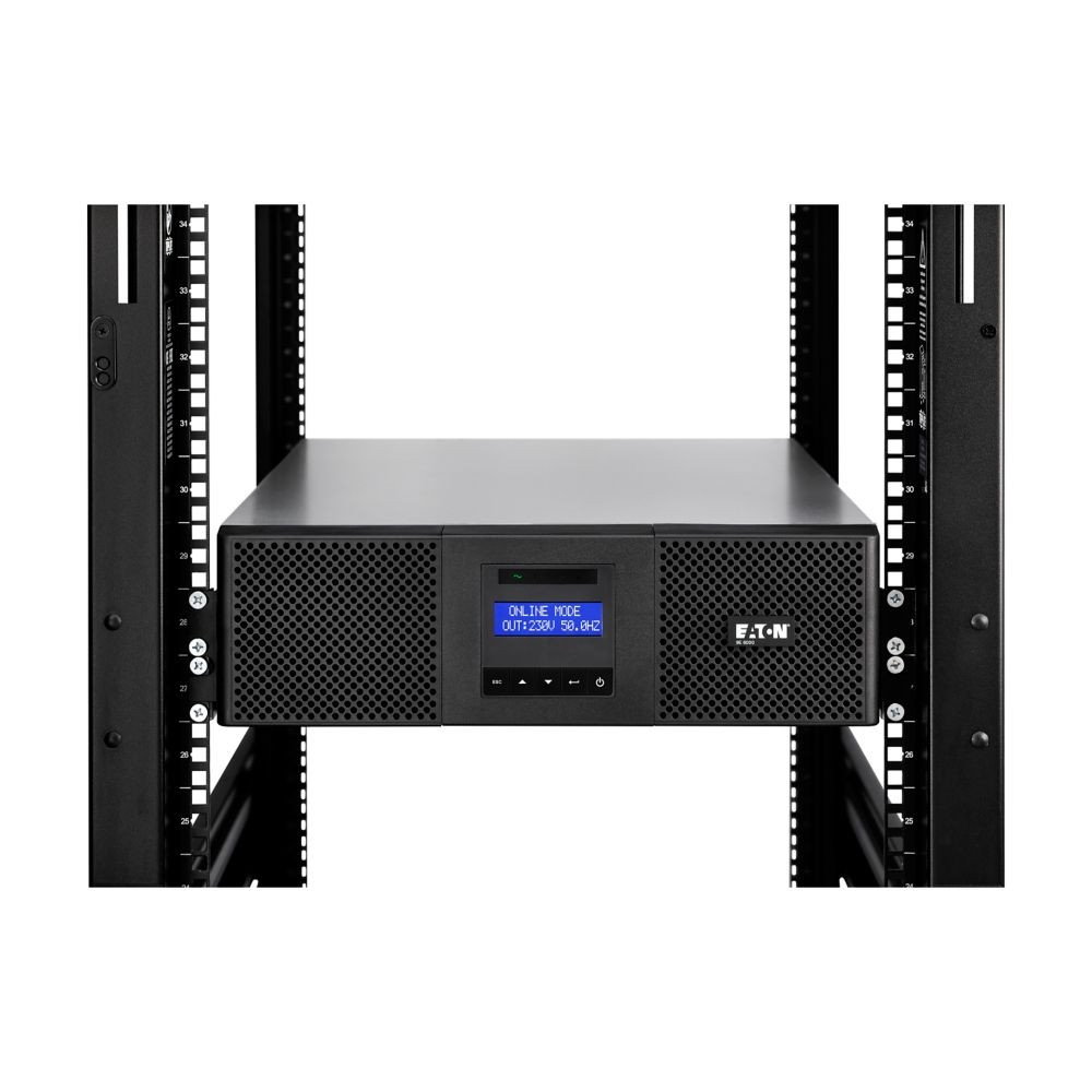 Непрекъсваем ТЗИ Eaton 9E 6000i Rack3U, 6000VA/5400W, Online Double-Conversion, Hot-Swappable Batteries - 9E6KIR - 2