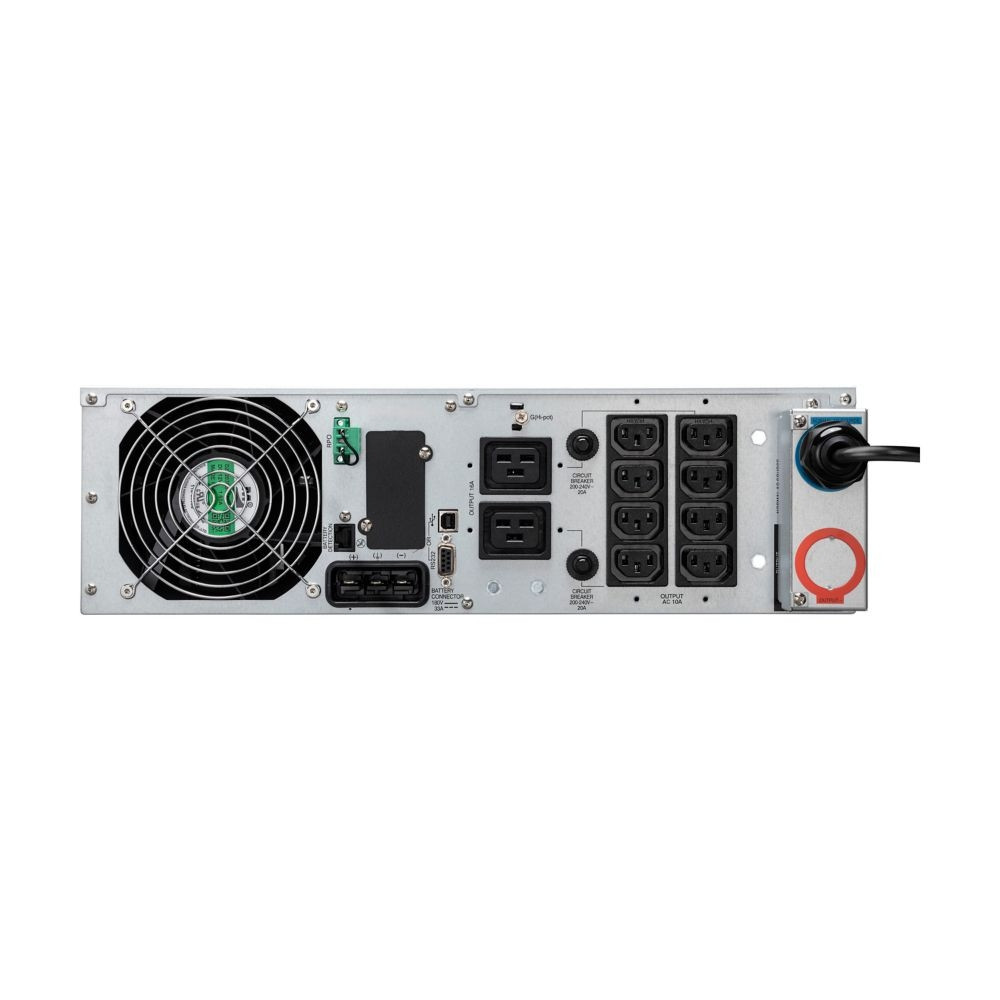 Непрекъсваем ТЗИ Eaton 9E 6000i Rack3U, 6000VA/5400W, Online Double-Conversion, Hot-Swappable Batteries - 9E6KIR - 4