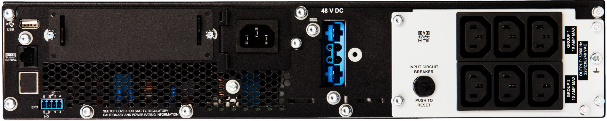 Непрекъсваем ТЗИ APC Smart-UPS SRT 1500VA, 230V, Online, 1500W, 6x IEC C13 - SRT1500XLI_CP12036LI - 2