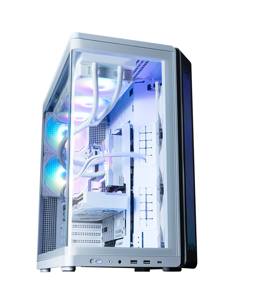 Кутия за компютър ZALMAN P60, ATX Mid-Tower, Tempered Glass, 5x120mm ARGB вентилатора, бяла - P60 WHITE - 7