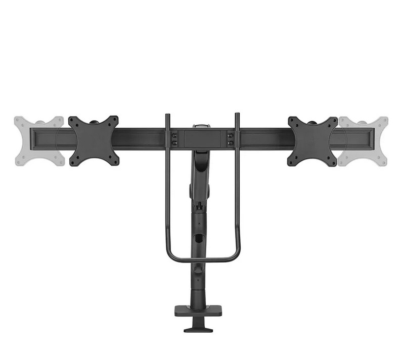 Стойка за монитор Neomounts DS75S-950BL2, двойна, 17"-32", VESA 100x100, газов амортисьор - 9