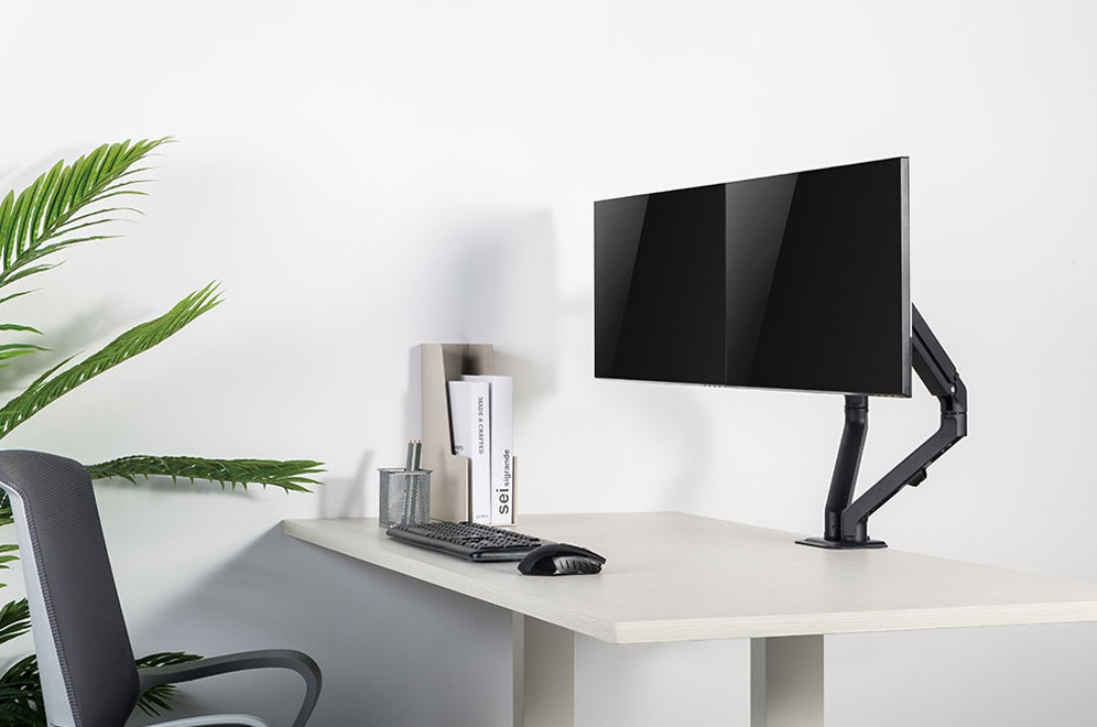 Стойка за монитор Neomounts FPMA-D650DBLACK, за 2 екрана 17"-27", VESA 75x75-100x100, до 7kg - FPMA-D650DBLACK - 3