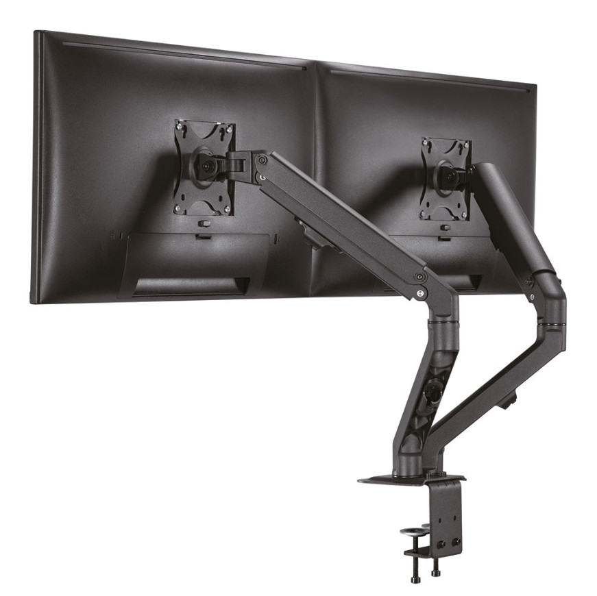 Стойка за монитор Neomounts FPMA-D650DBLACK, за 2 екрана 17"-27", VESA 75x75-100x100, до 7kg - FPMA-D650DBLACK - 4