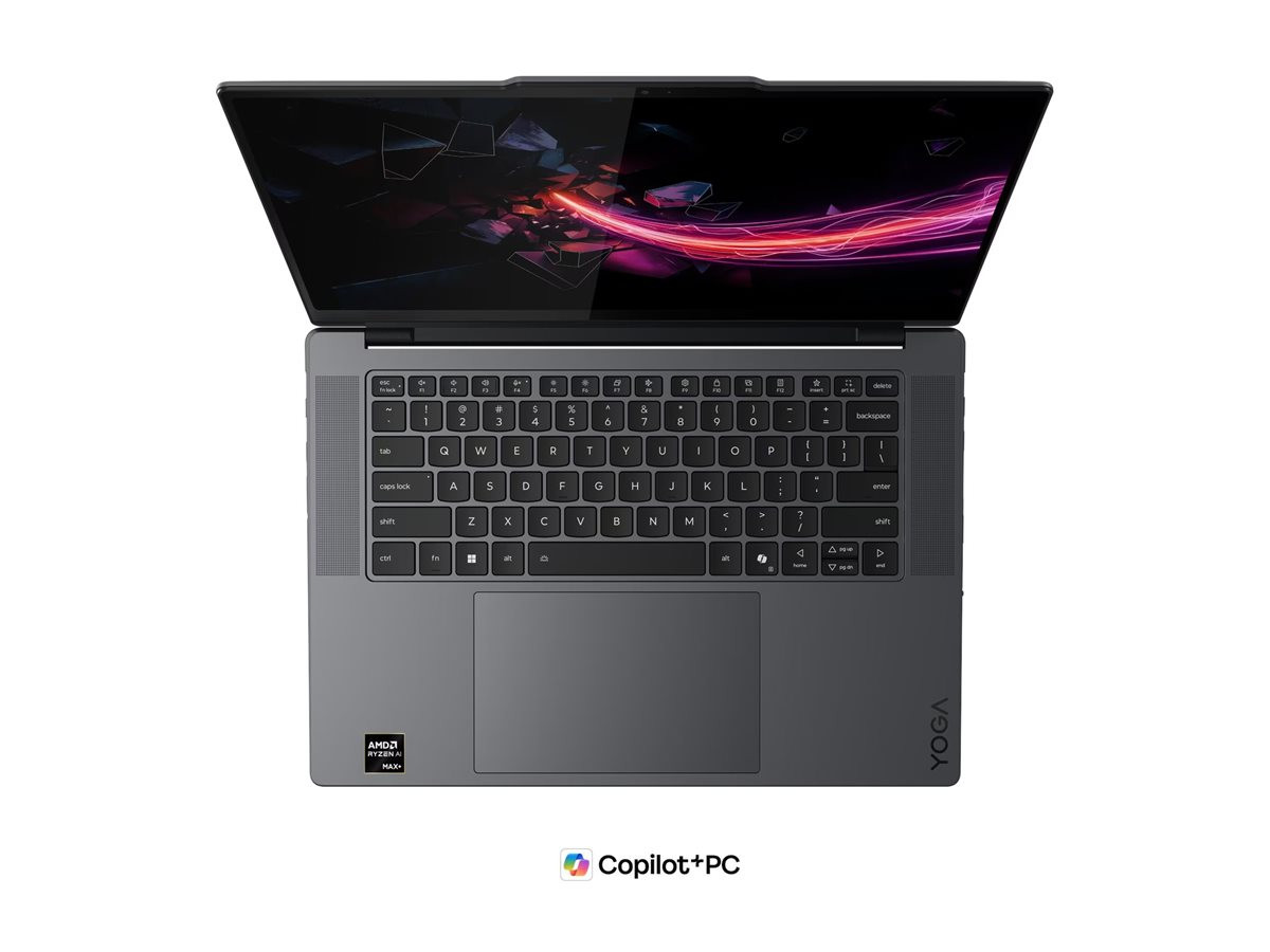 Лаптоп Lenovo Yoga Pro 7, 15.3" WQXGA 165Hz, Ryzen AI Max+ 388, AMD Radeon 8060S, 128GB DDR5, 1TB SSD, Windows 11 Home - 83W50023BM - 12
