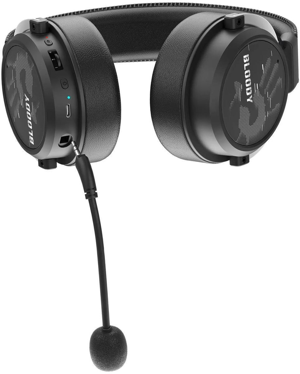 Безжични геймърски слушалки Bloody MR-590, Bluetooth/2.4GHz/3.5mm, 50mm драйвери, микрофон - MR590 SPORT BLACK - 3