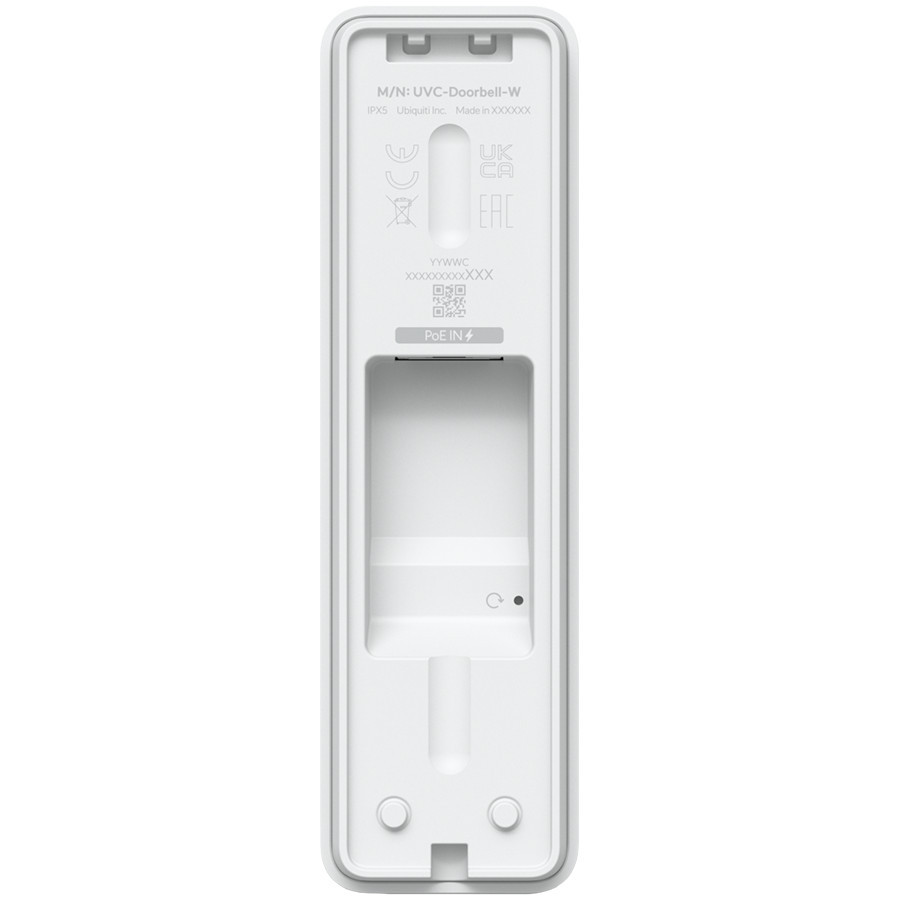 Видеозвънец Ubiquiti Doorbell Lite, 5MP, PoE, IR, IPX5 - UVC-DOORBELL-LITE-W - 2