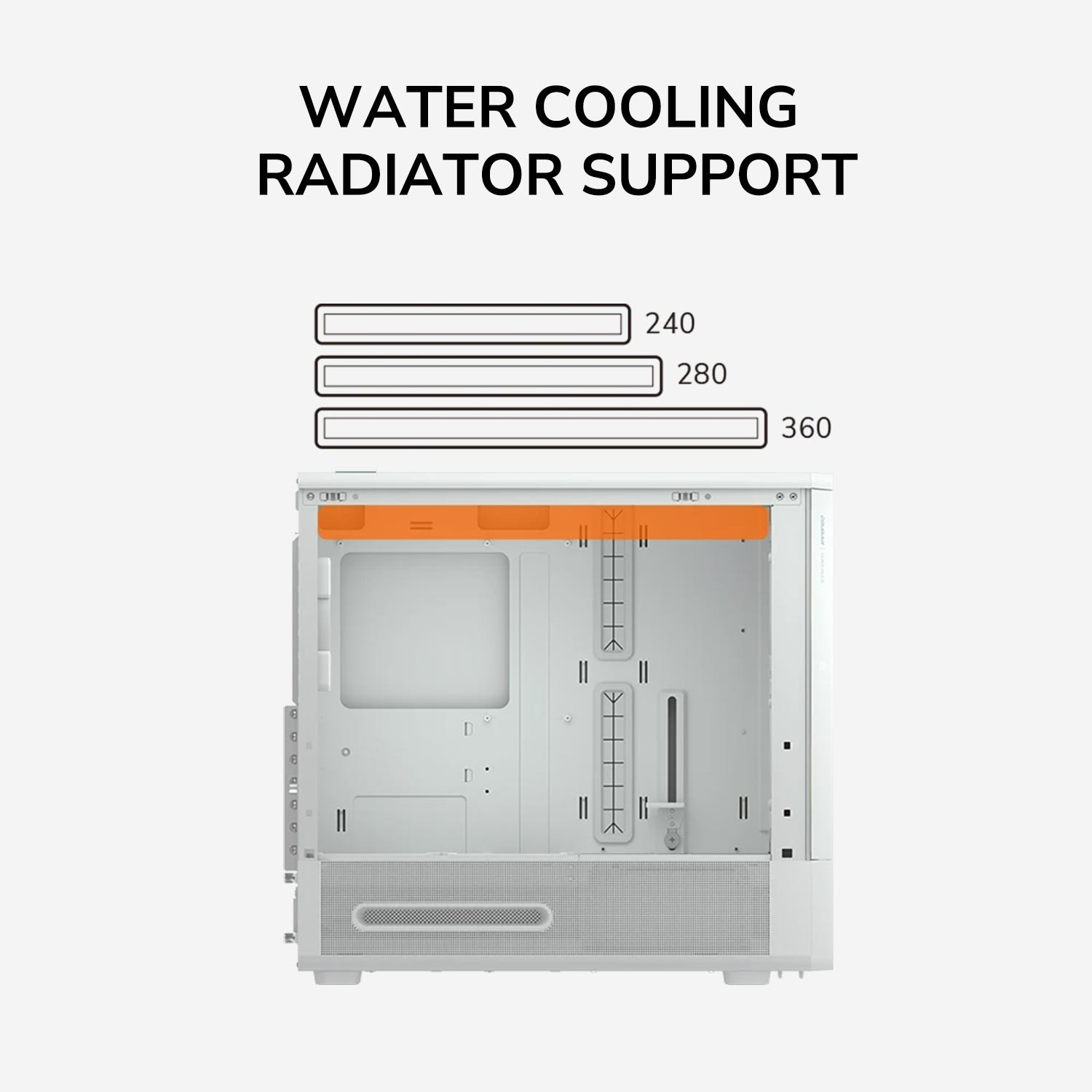 Кутия за компютър COUGAR GAMING DUOAIR RGB, Mid Tower, черна - CGR-27A80B-RGB - 7